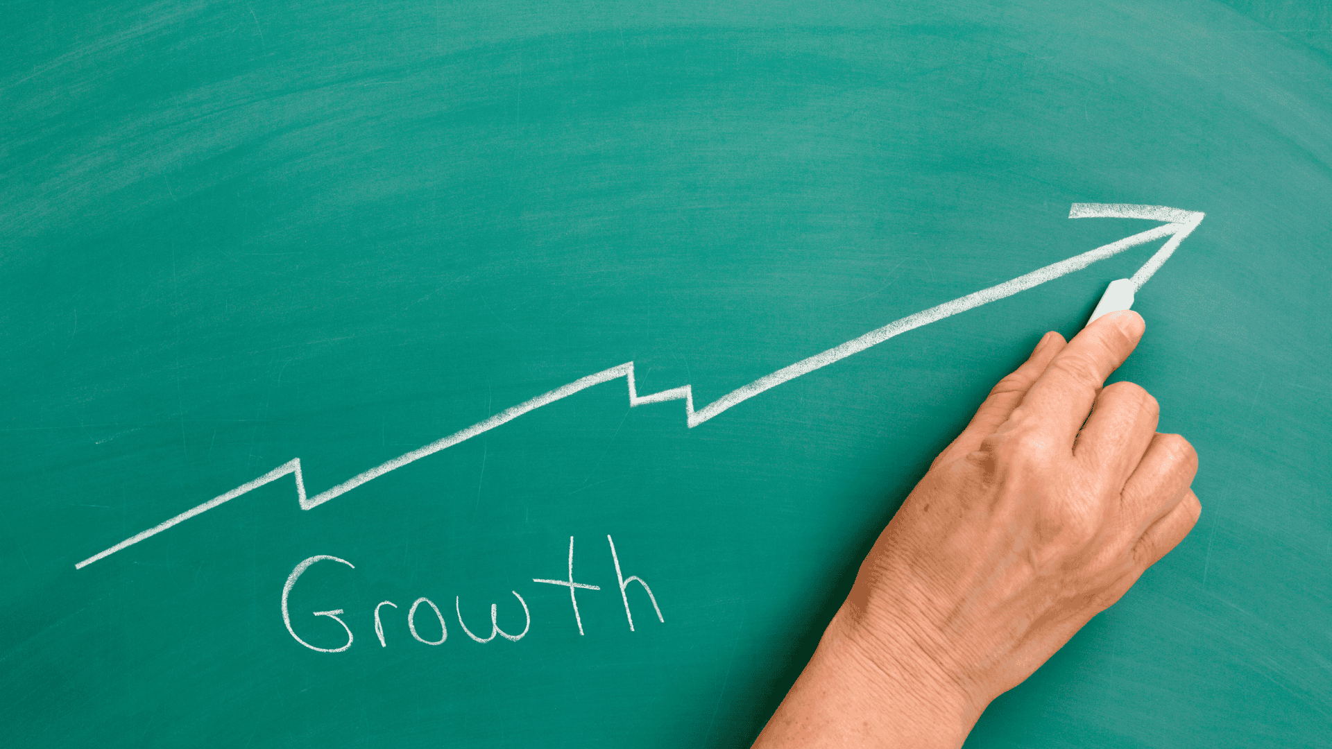 growth chalkboard